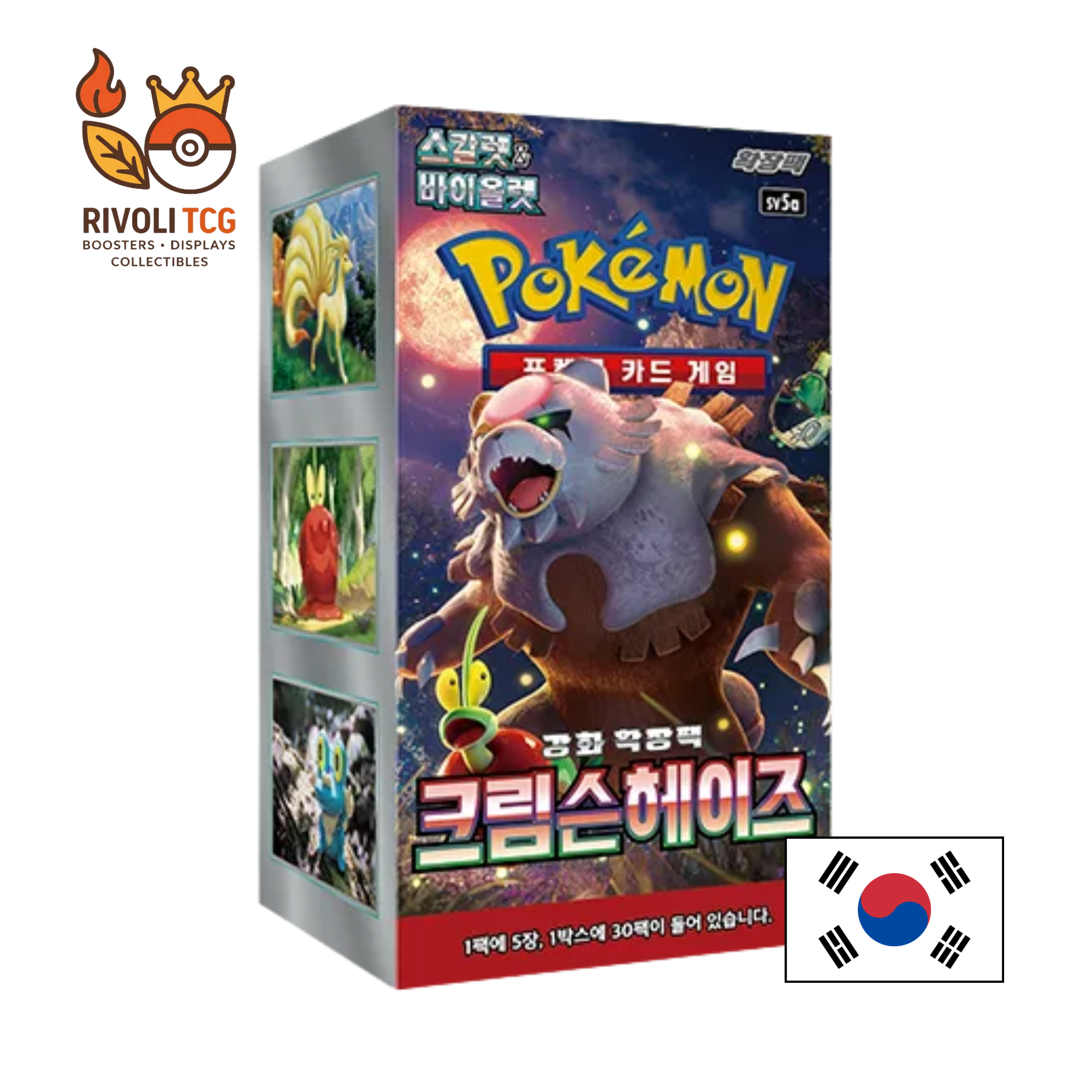 Display Pokémon JCC – Crimson Haze (SV5A) – Version Coréenne – Boîte de 30 Boosters