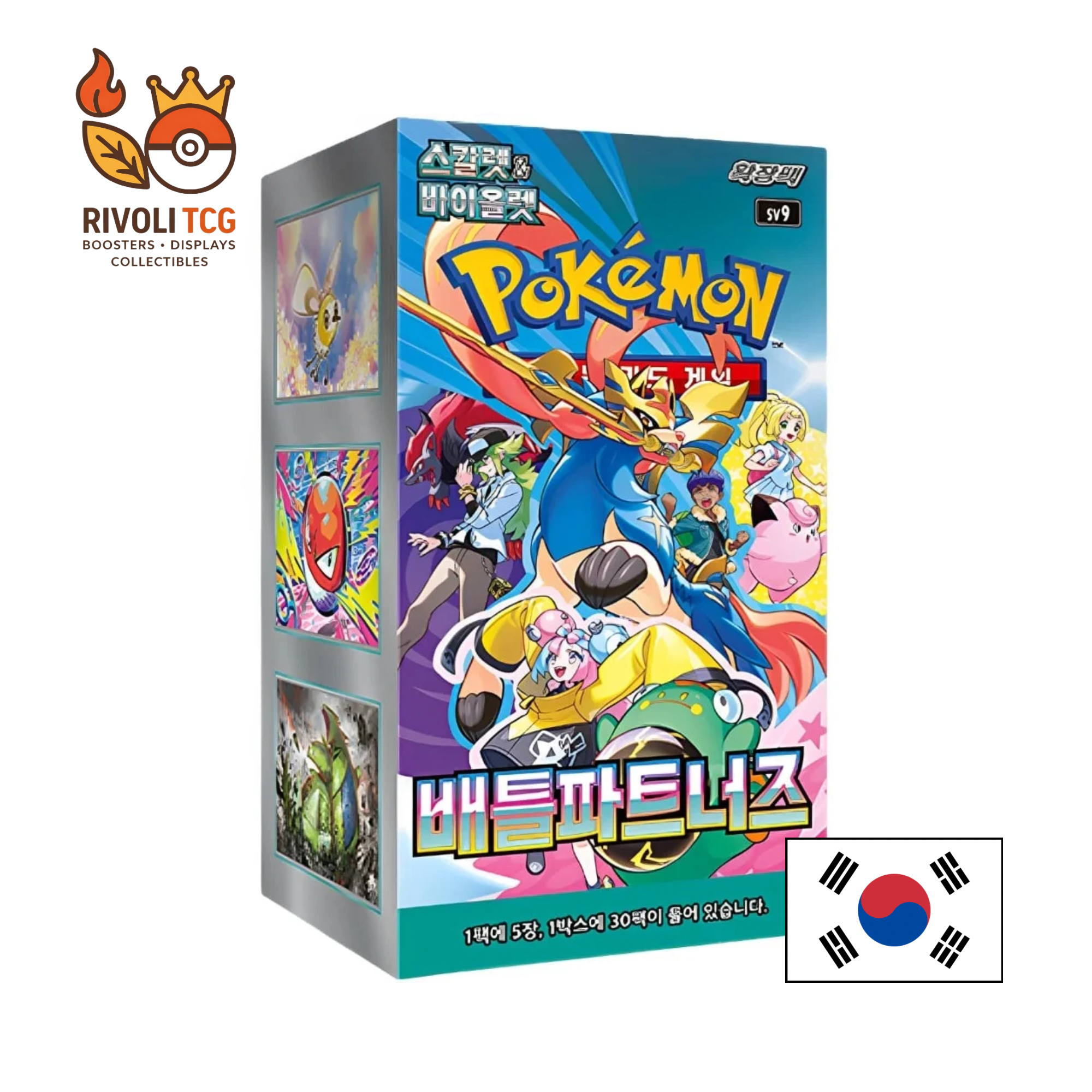 Display Pokémon JCC – Battle Partners (SV9) – Version Coréenne – Boîte de 30 Boosters