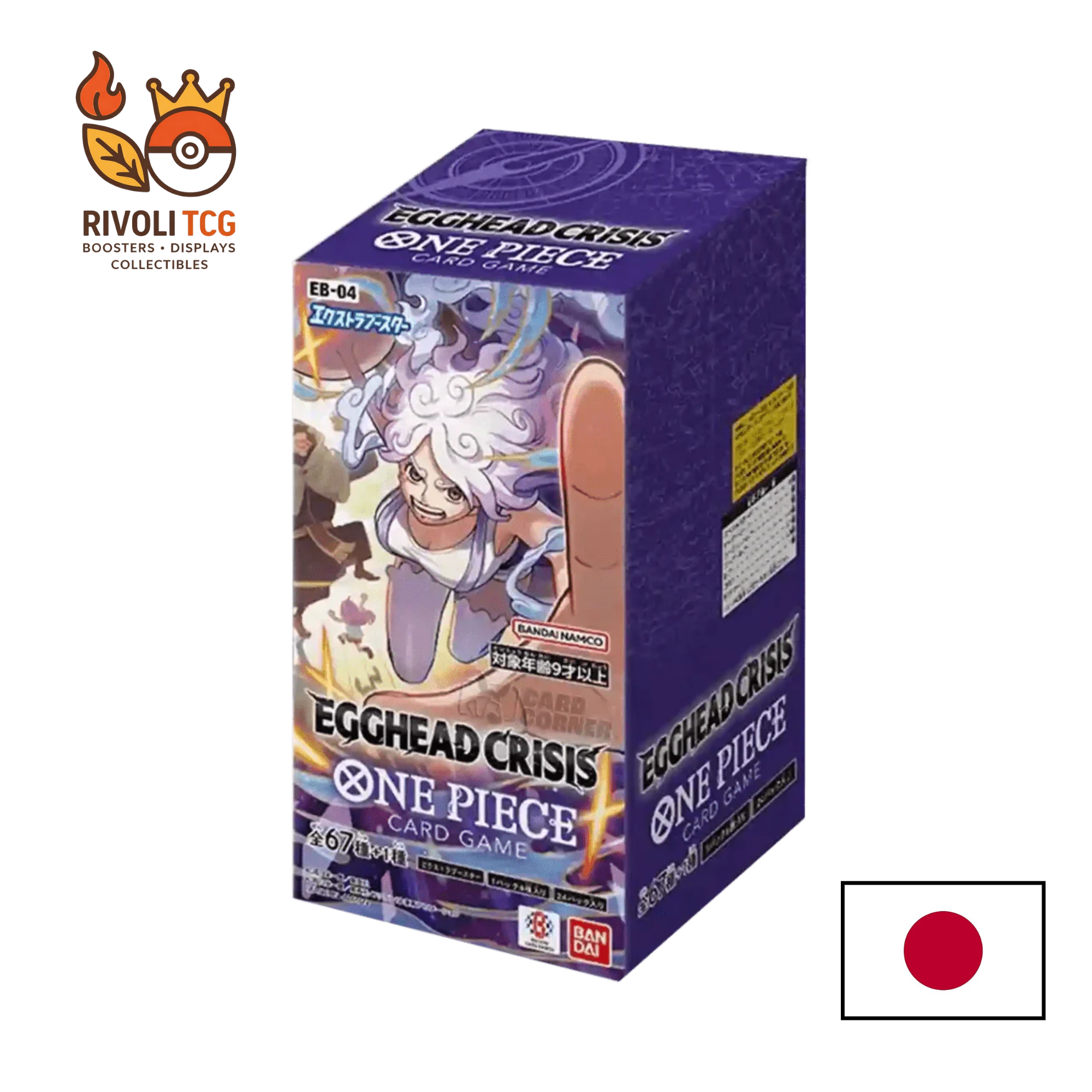 Display One Piece Card Game – Egghead Crisis (EB-04) – Version Japonaise – Boîte de 24 Boosters