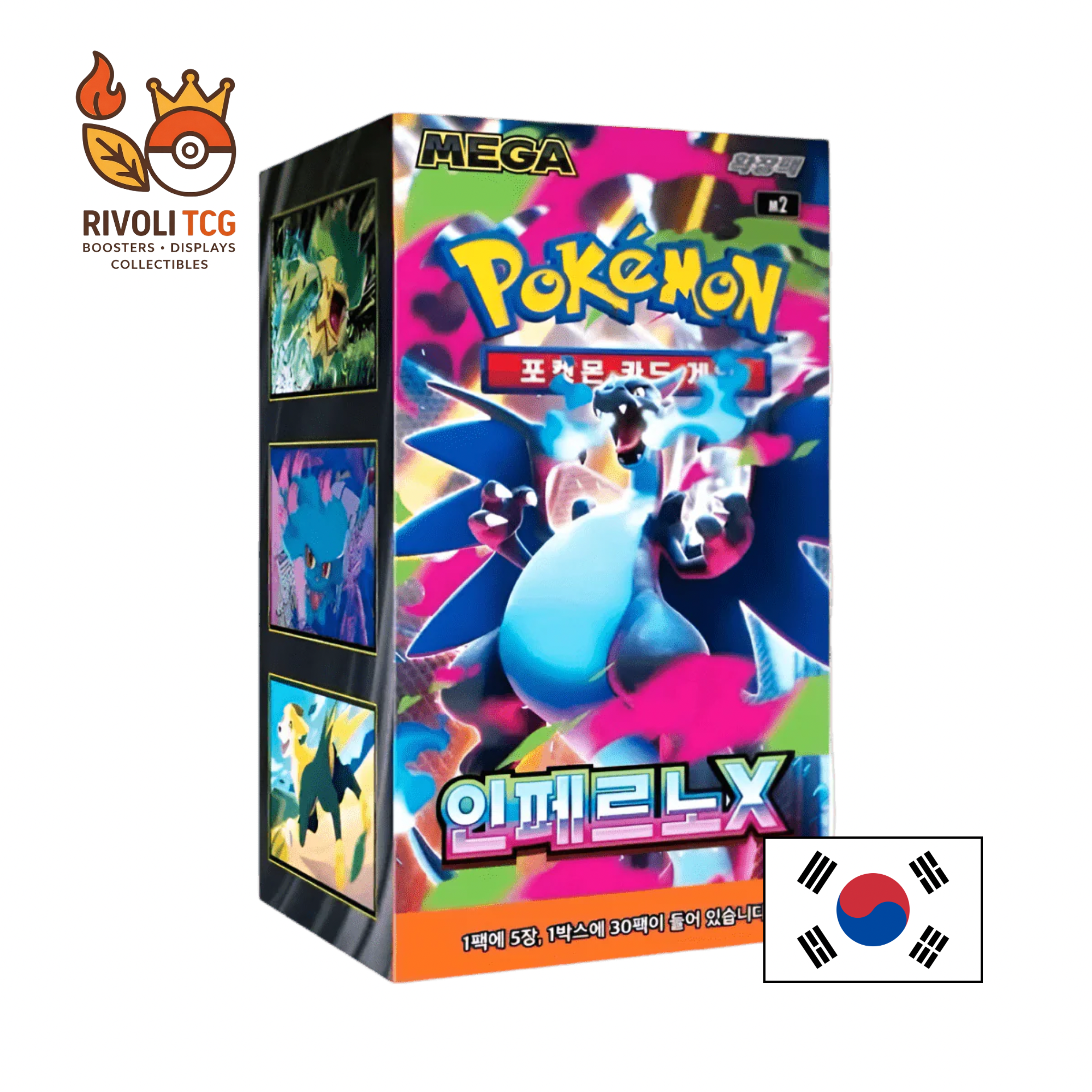 Display Pokémon JCC – Inferno X (M2) – Version Coréenne – Boîte de 30 Boosters
