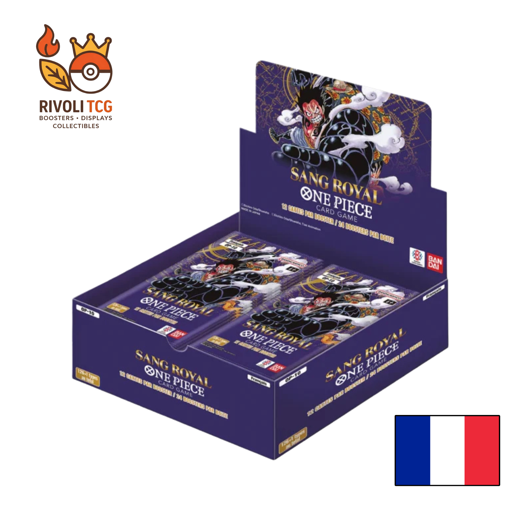 Display One Piece Français - 24 Boosters - OP 10 - Sang Royal