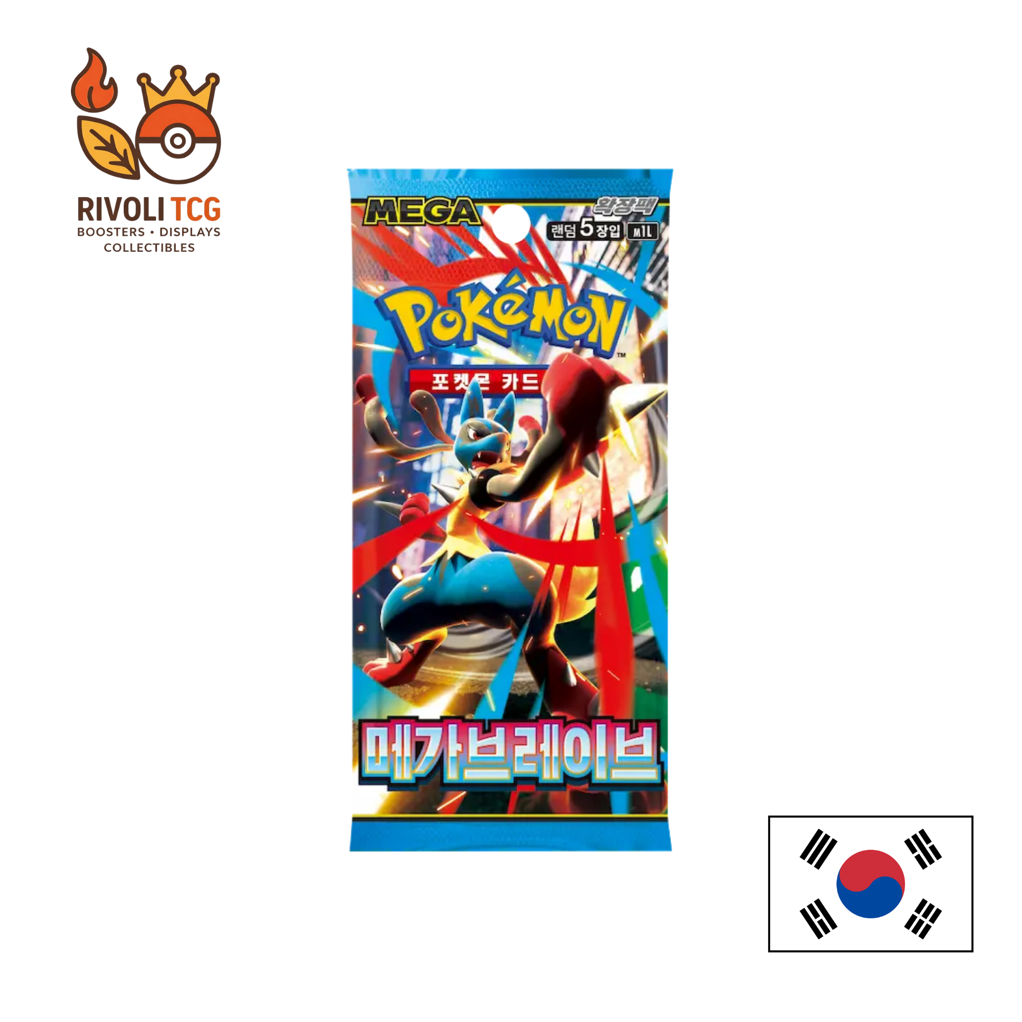 Booster Pokémon JCC – Mega Brave (M1B) – Version Coréenne