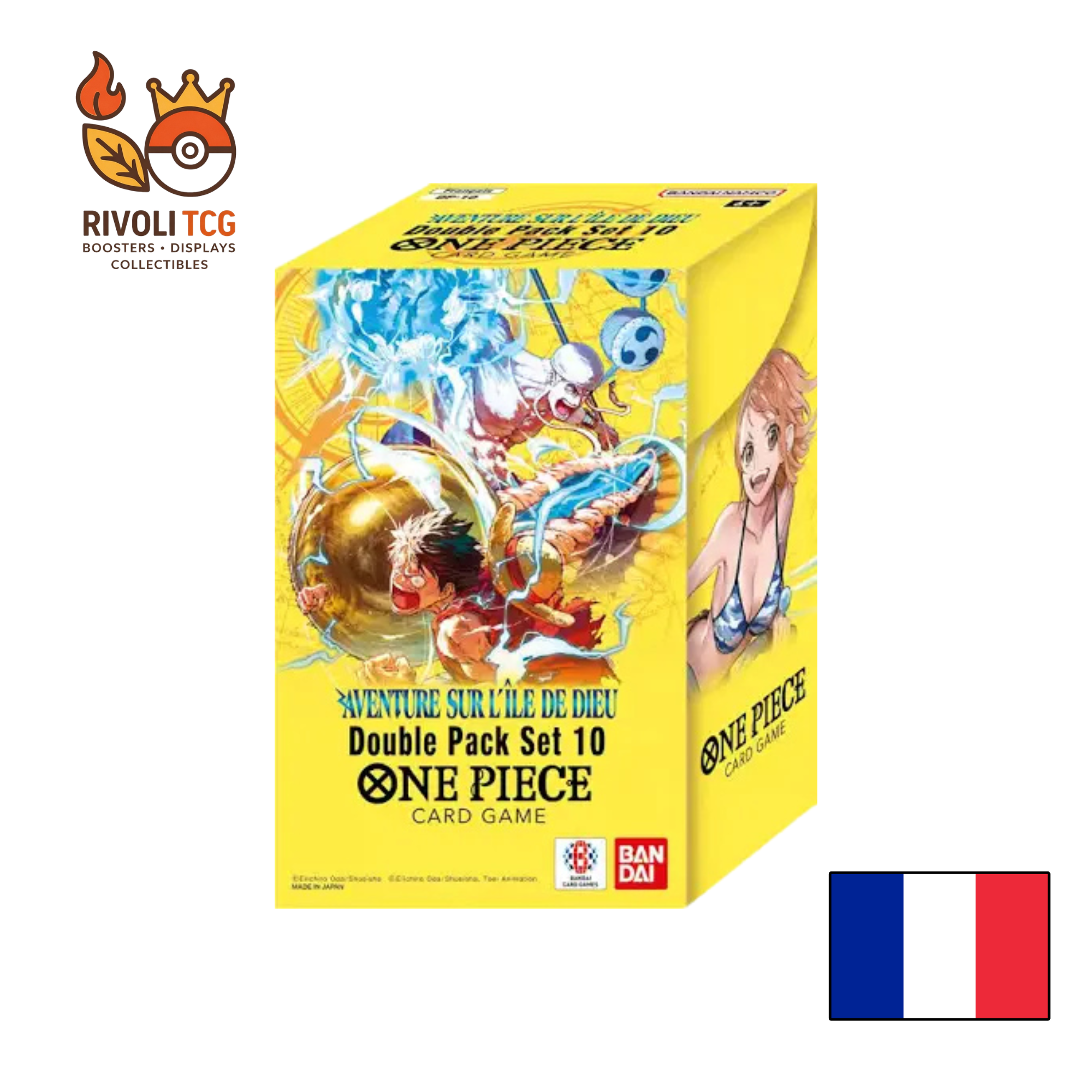 Double Pack One Piece Card Game – Aventure sur l’Île de Dieu (OP-15) – Version Française