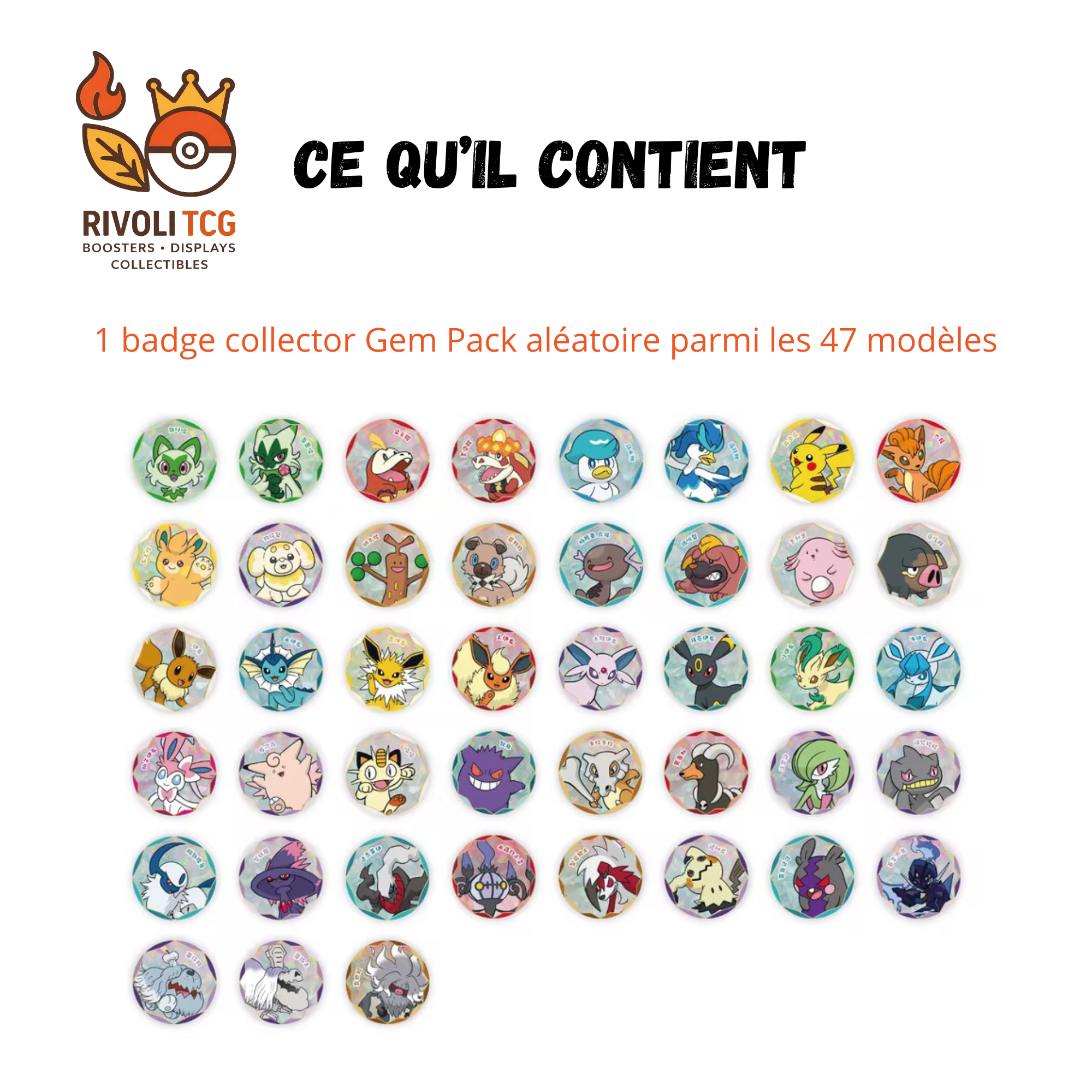 Pokémon TCG Chinois | Gem Pack Badge Set — 3 Boosters + Carte Promo + Badge