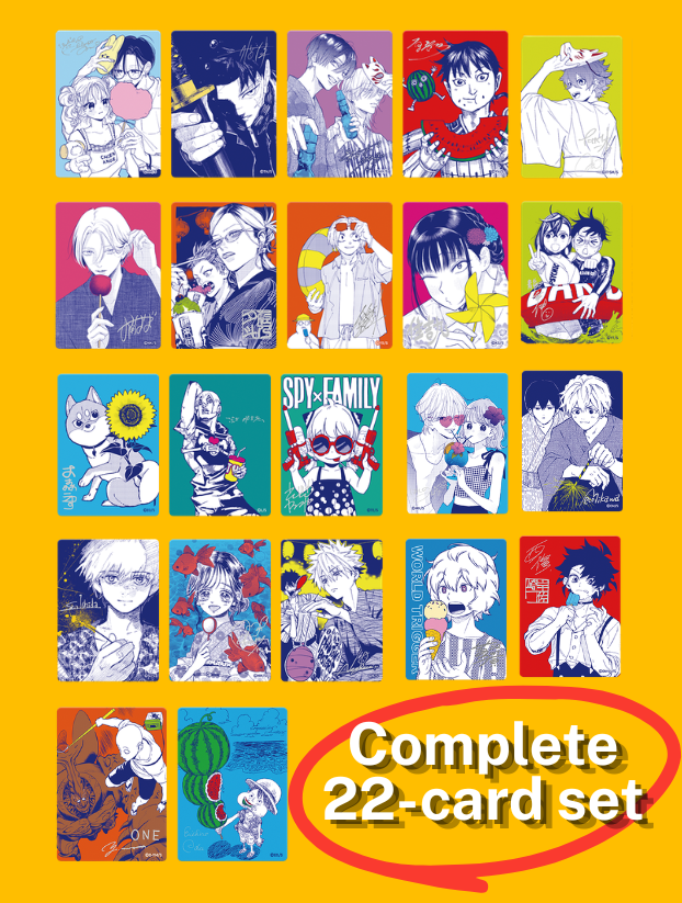 Set complet Natsucomi 2026 — Cartes Metakira — Japonais — 22/22 cartes