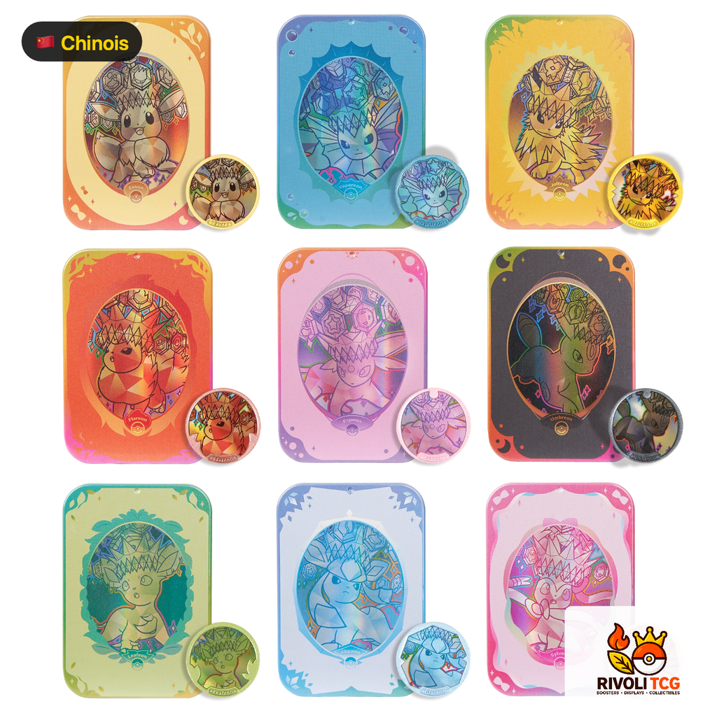 Mini-Tin Évoli & Évolutions — Coffret Accessoires Collector Terastal Grand Gathering (Chinois Simplifié)