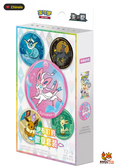 Coffret Badge Évoli & ses Évolutions — Terastal Gathering (Chinois Simplifié)