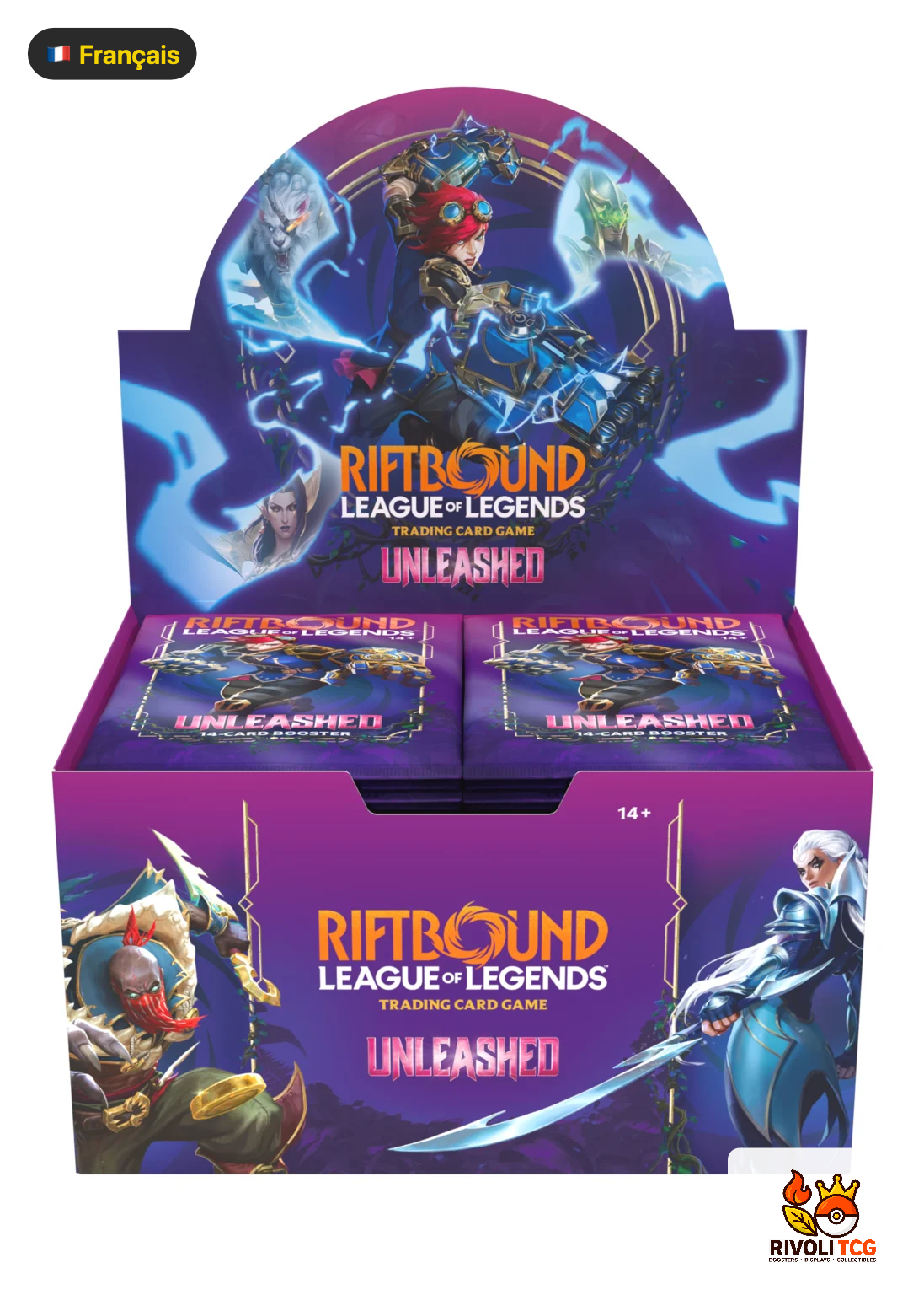 Display 24 Boosters — Riftbound: League of Legends TCG — Déchaînement (Français)