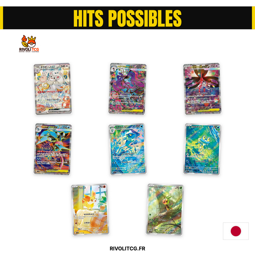 Display Pokémon JCC – Ninja Spinner (M4) – Version Japonaise – Boîte de 30 Boosters