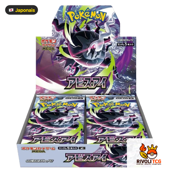 Display Pokémon TCG Japonais – Abyss Eye (M5 / アビスアイ) – 30 Boosters – Série MEGA – Méga Darkrai ex